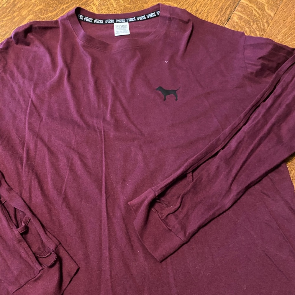 long sleeve PINK t-shirt